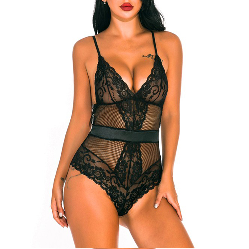Боди Beauty Night Adelaide teddy Black, Чёрный, L/XL BN_Adelaide teddy Black L/XL - Beauty Night - Эротические боди - Купить