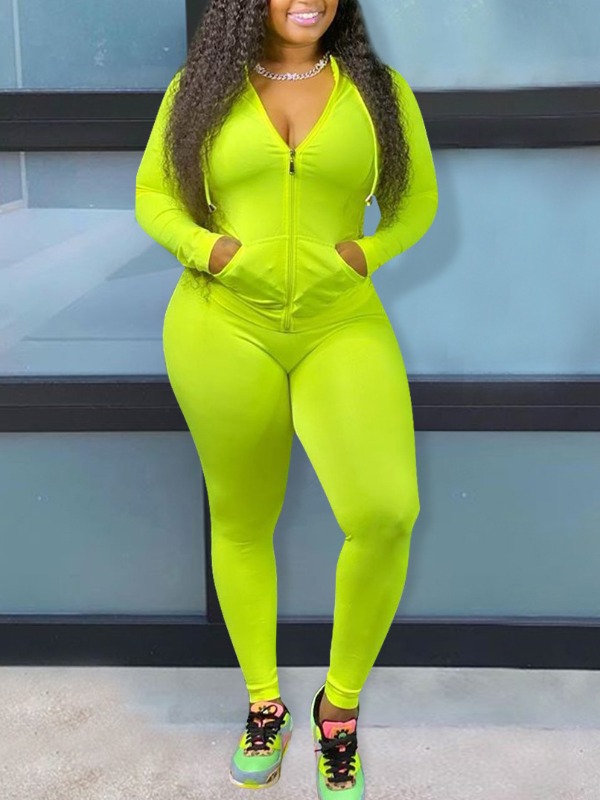 lovely Leisure Zipper Design Pocket Patched Green Plus Size Two-piece Pants Set
lovely Leisure Zipper Design Pocket Patched Green Plus Size Two-piece Pants Set