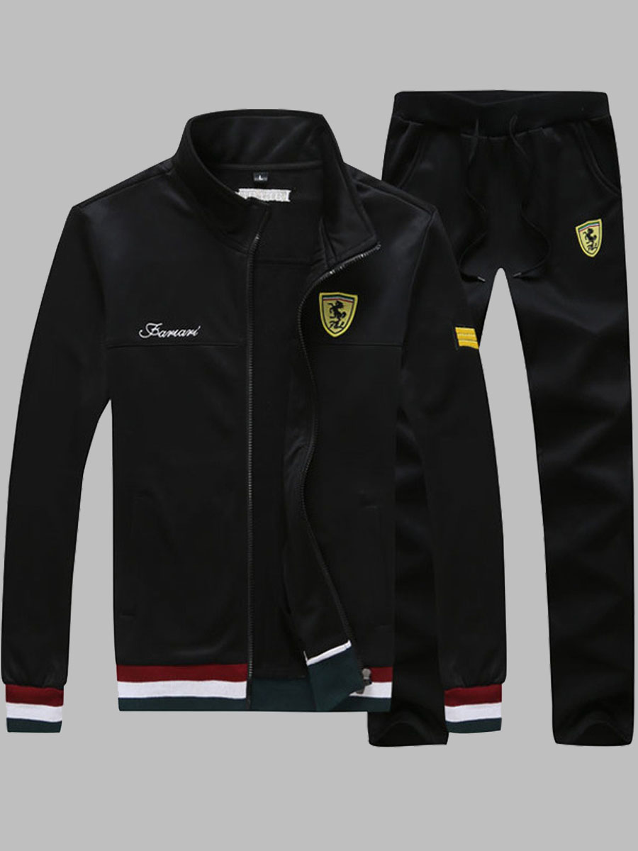 lovely Sportswear Hooded Collar Zipper Design Black Men Two-piece Pants Set
lovely Sportswear Hooded Collar Zipper Design Black Men Two-piece Pants Set