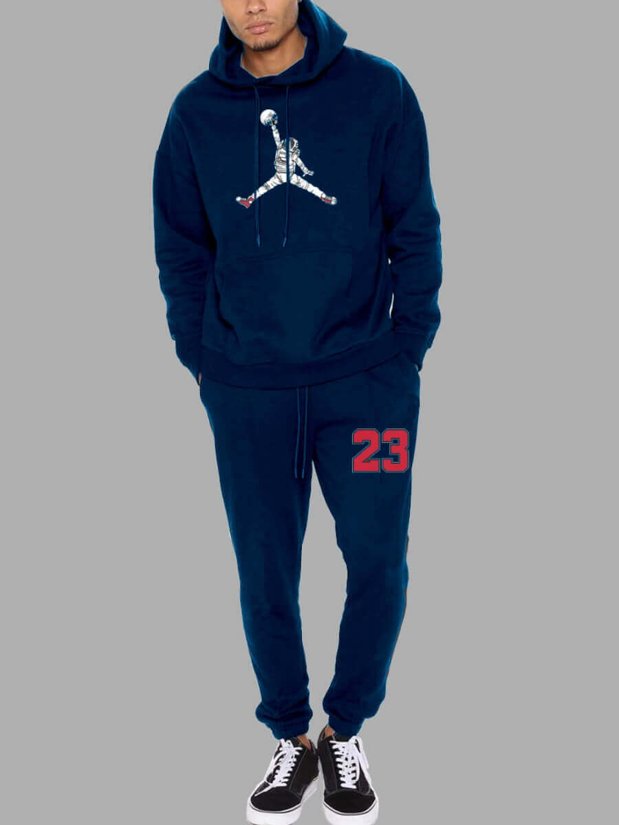 Lovely Street Hooded Collar Letter Print Navy Blue Men Two Piece Pants Set
Lovely Street Hooded Collar Letter Print Navy Blue Men Two Piece Pants Set