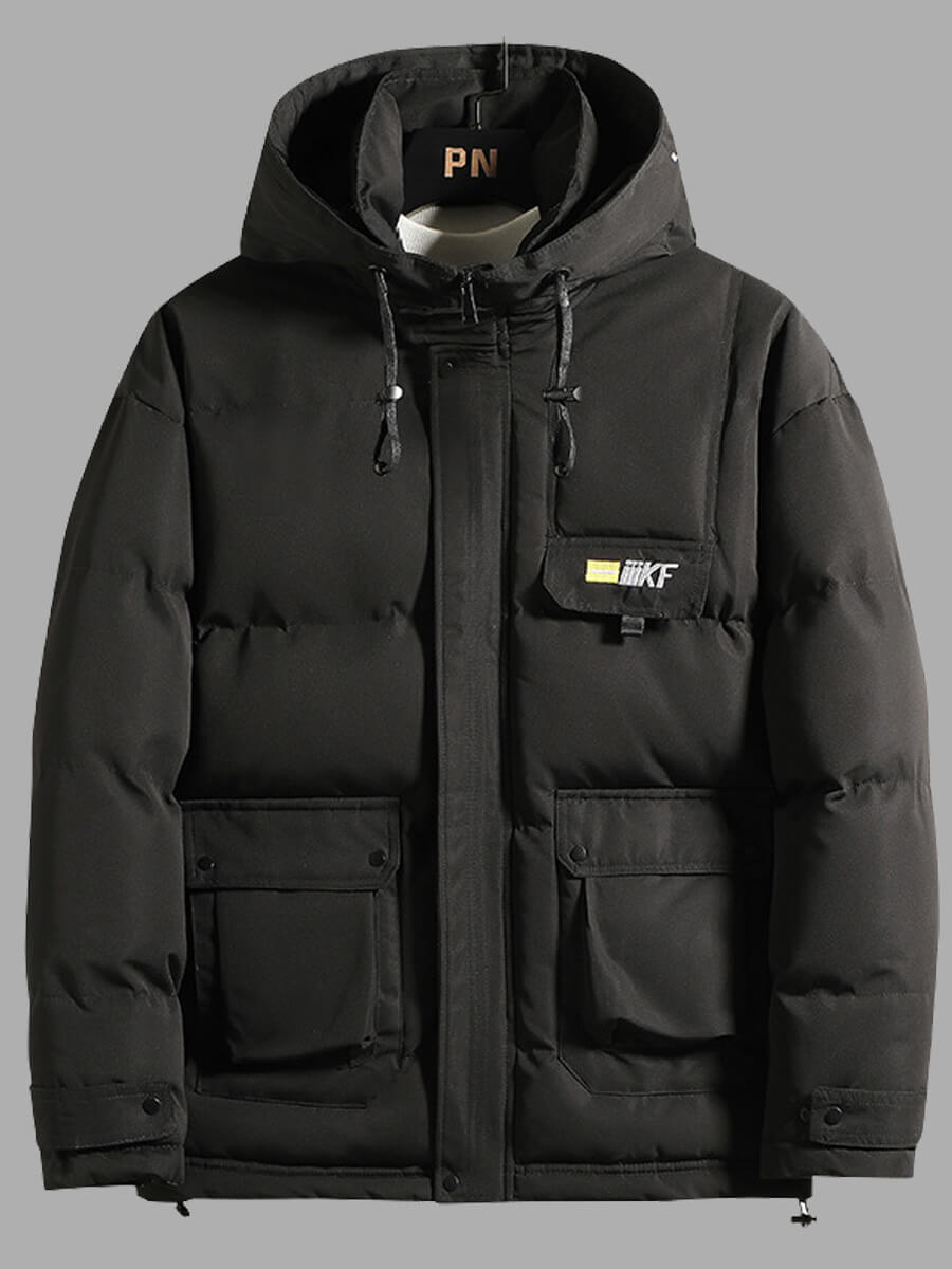 Lovely Casual Mandarin Collar Zipper Design Black Men Cotton-padded Clothe
Lovely Casual Mandarin Collar Zipper Design Black Men Cotton-padded Clothe