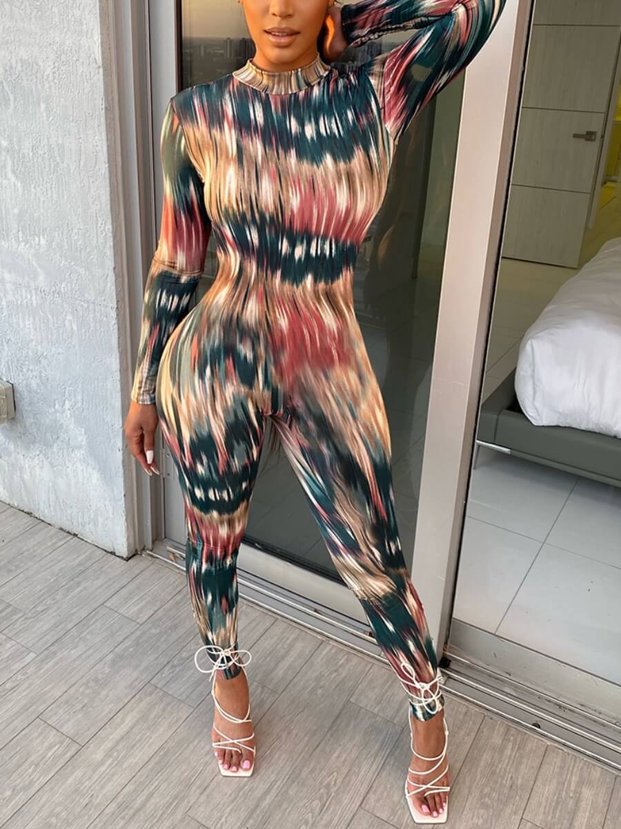 Lovely Street Print Patchwork Hollow-out Multicolor One-piece Jumpsuit, Multi
Lovely Street Print Patchwork Hollow-out Multicolor One-piece Jumpsuit, Multi