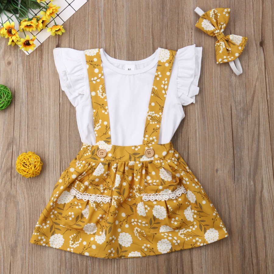 Lovely Girl Street Floral Print Overall Yellow Two Piece Skirt Set (With Headband)
Lovely Girl Street Floral Print Overall Yellow Two Piece Skirt Set (With Headband)