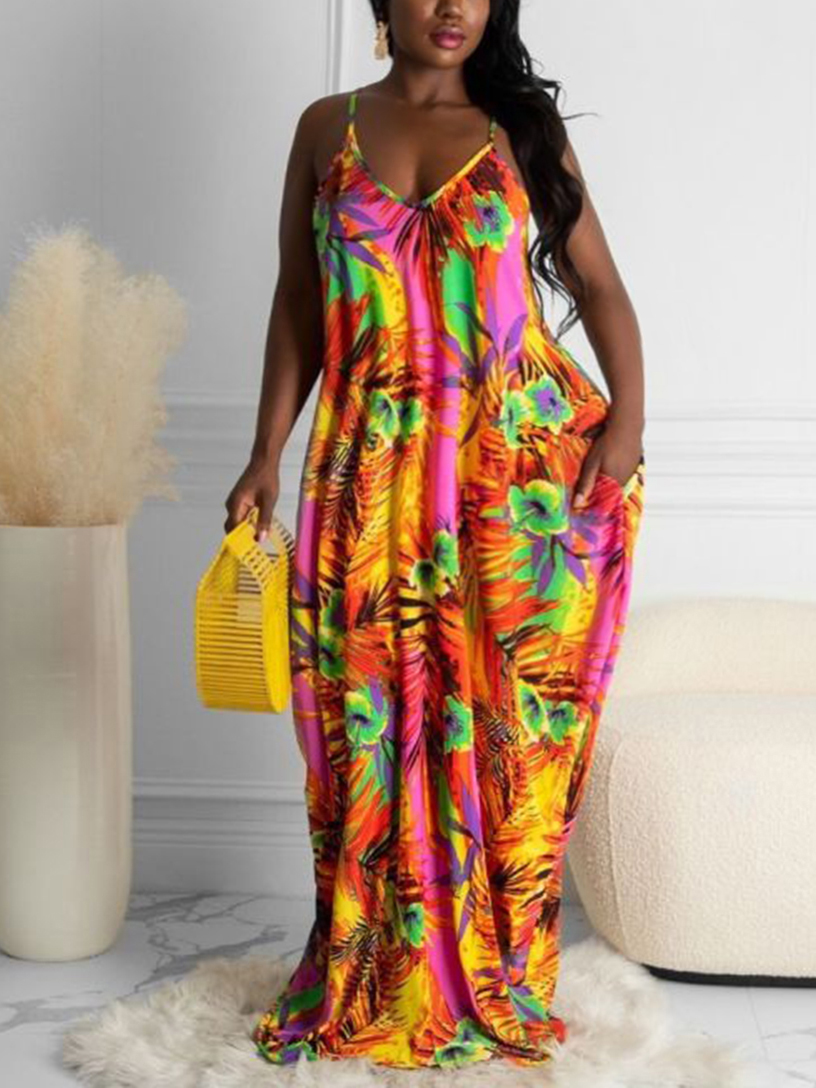 Lovely Plus Size Boho Floral Print Fold Design Croci Floor Length Dress
Lovely Plus Size Boho Floral Print Fold Design Croci Floor Length Dress