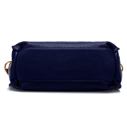 Fashion Solid Zipper Blue PU Clutches Bag_Messenger&Crossbody_Bags ...