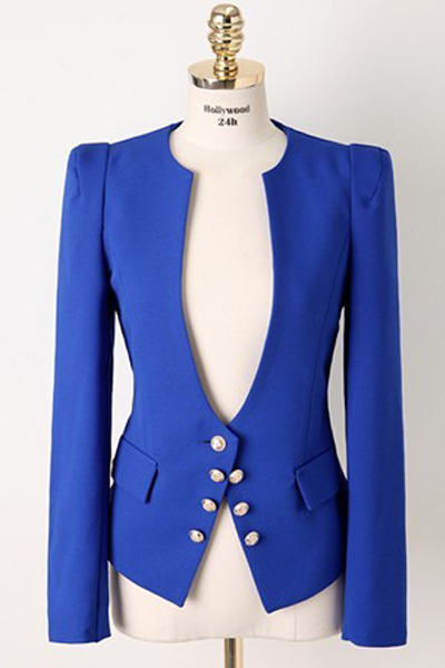 New Style Woman Blue Suit_Blazer&Suits_Outerwear&Coats_LovelyWholesale ...
