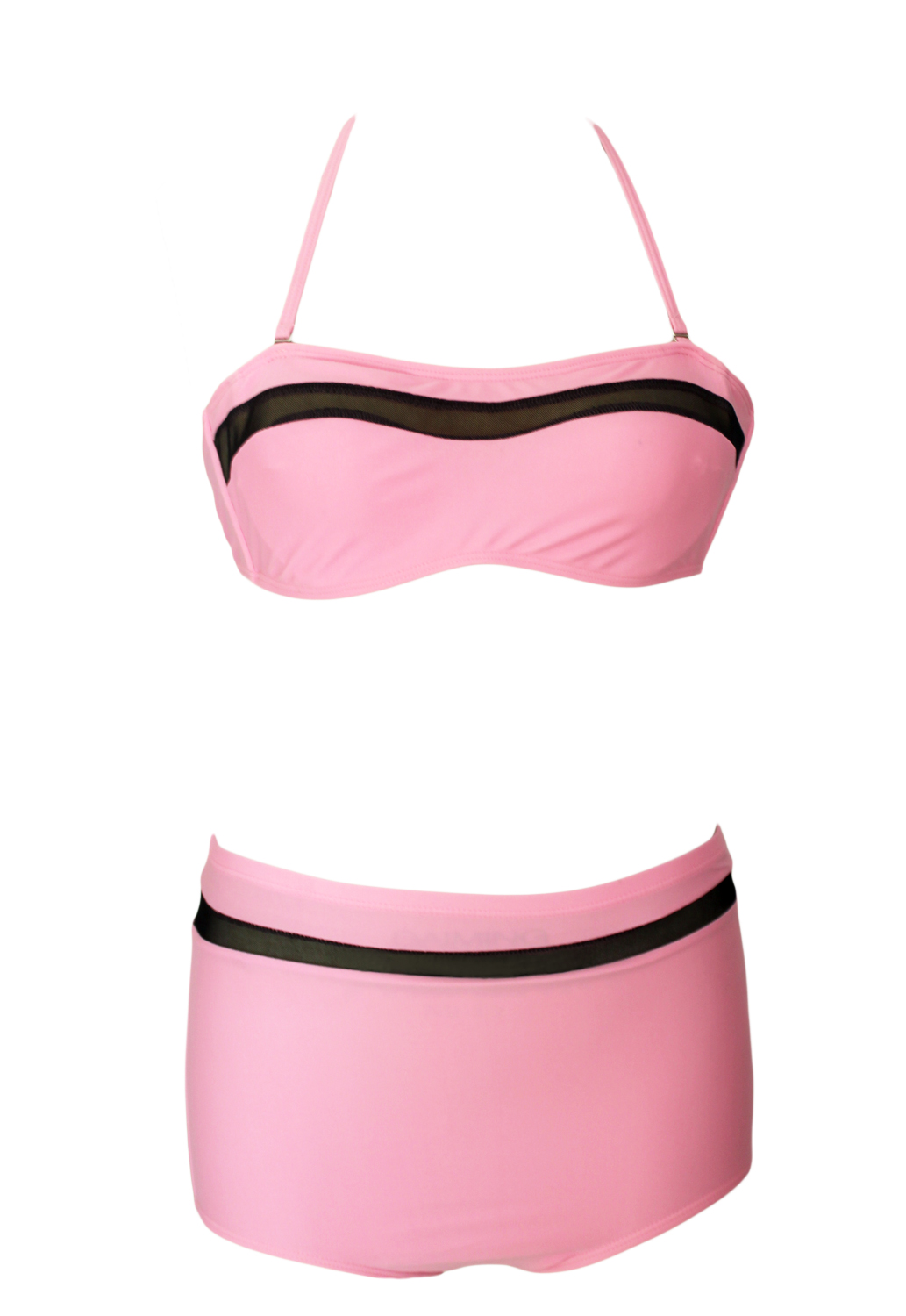 Sexy Woman Solid Pink Bikinis_Bikinis_Swimwear_LovelyWholesale ...