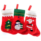 New Style Christmas Snowman Print One Sock