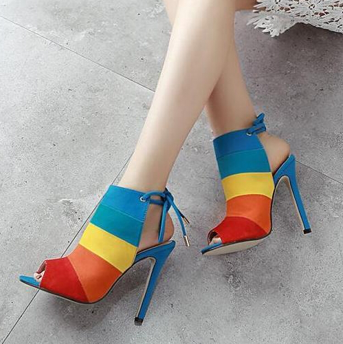 trendy sandals high heels