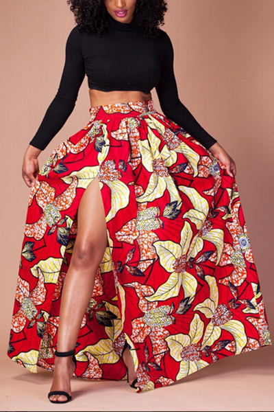 maxi polyester skirts
