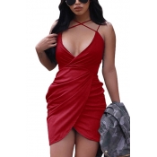 Blending Sexy V Neck Spaghetti Strap Sleeveless Sh