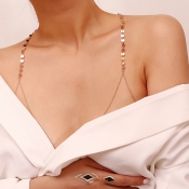 Lovely Fashion Gold Metal Body Chain
