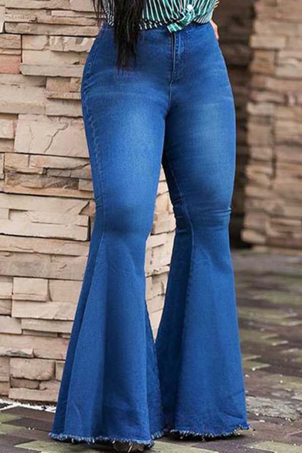 shape high waist flared jeans only