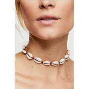 Lovely Fashion Shell Decorative Red Necklace
