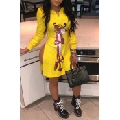 Lovely Street Cartoon Animal Yellow Blending Mini 