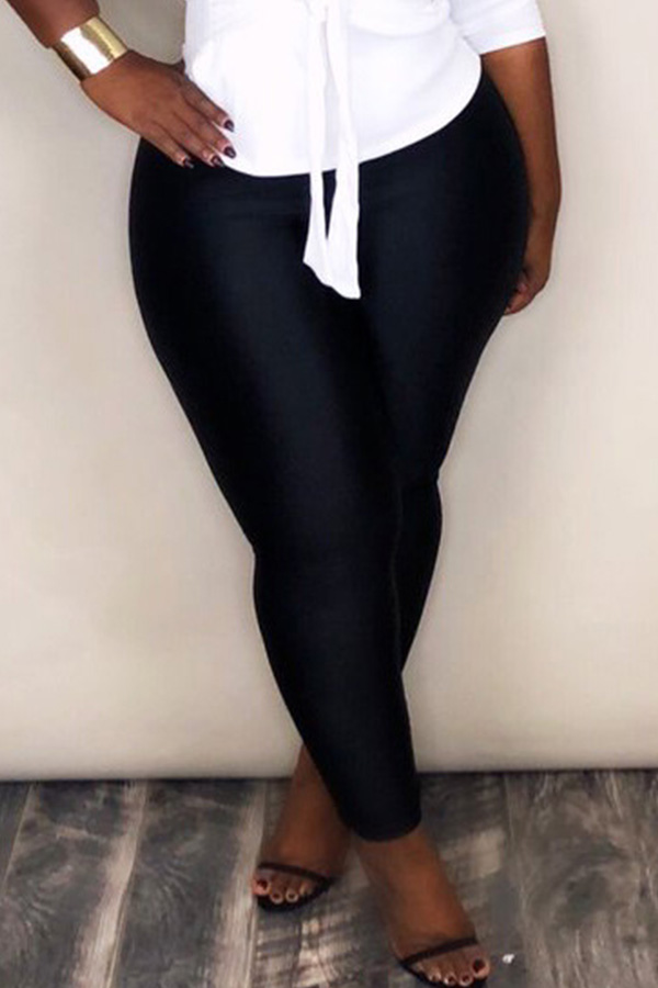 

Lovely Chic Skinnny Black Pants