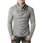 Lovely Chic Gleaming Silver Blending T-shirt