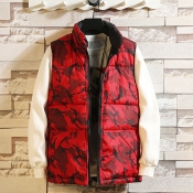 Lovely Sportswear Graffiti Red Cotton Vests