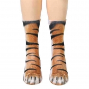 Lovely Chic Animal Brown Socks