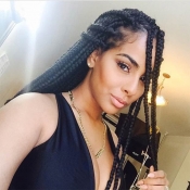 Lovely African Need To Weave Braid Black Braid Wig