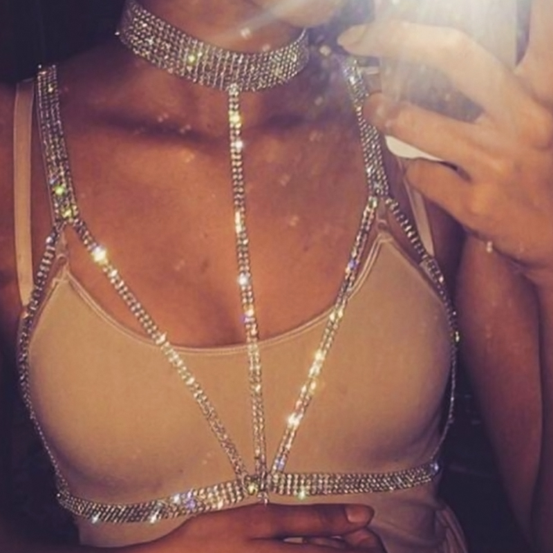 

Lovely Vintage Gold Metal Body Chain