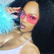 Lovely Fashion Red PC Sunglasses