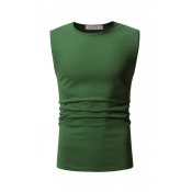 Lovely Casual Dark Green Cotton Vest