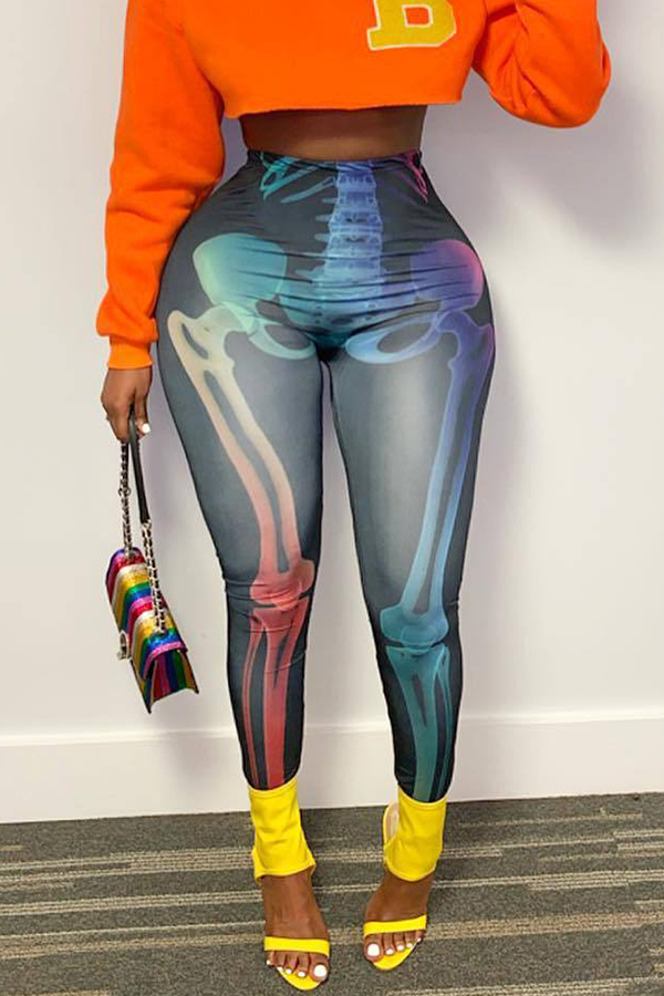 multicolor striped pants