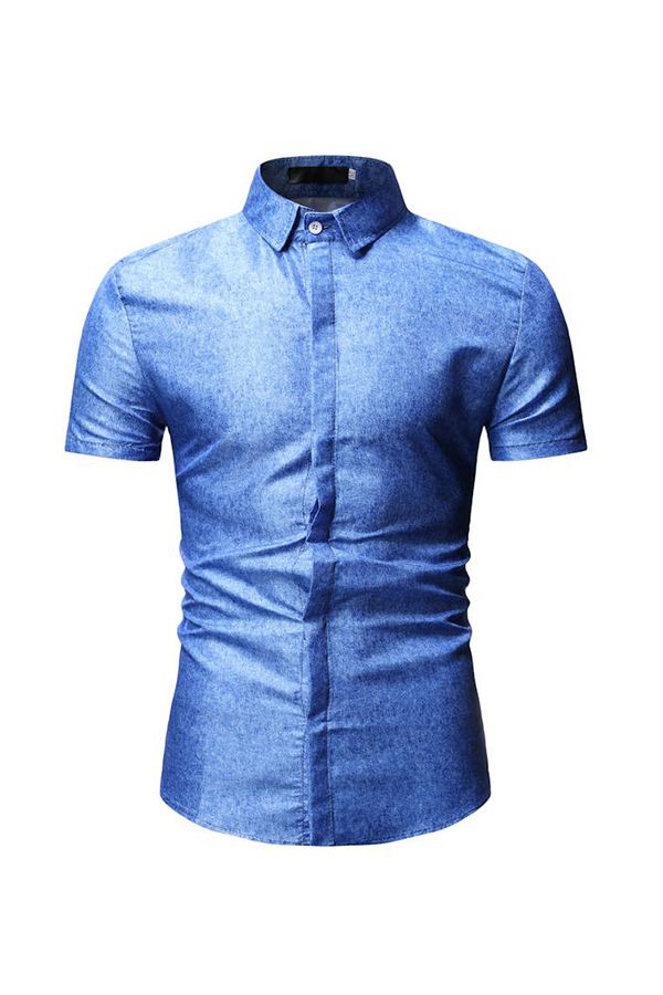 

Lovely Work Dark Blue Cotton Polo Shirt