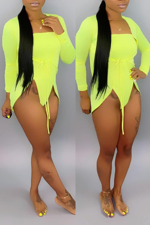 

Lovely Off The Shoulder Green One-piece Swimwear(With Cover-up)