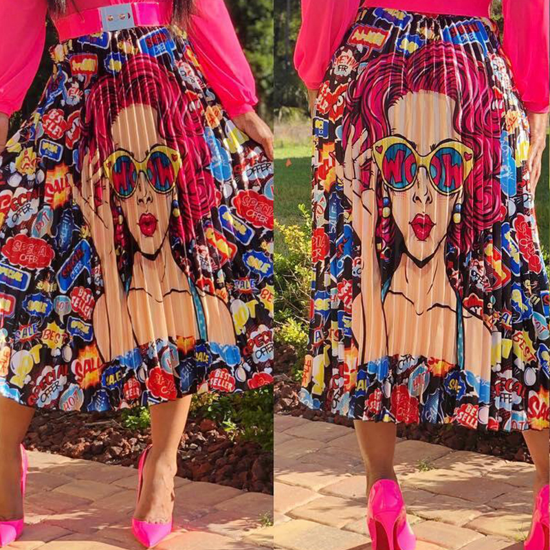 

Lovely Trendy Ruffle Multicolor Ankle Length Skirts