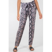 Lovely Stylish Snakeskin Pattern Printed Pants
