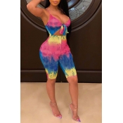 Lovely Sexy Hollow-out Multicolor One-piece Romper