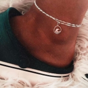Lovely Stylish Hollow-out Silver Body Chain