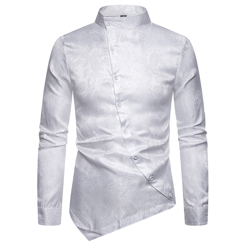 

Lovely Casual Asymmetrical White Shirt