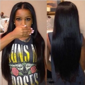 Lovely Trendy Straight And Long Black Wigs