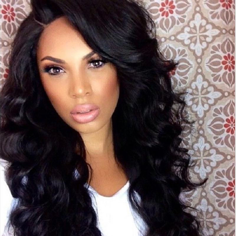 Lovely Casual Long Curly Black Wigs