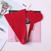 Lovely Sexy Heart Shaped Red Panties