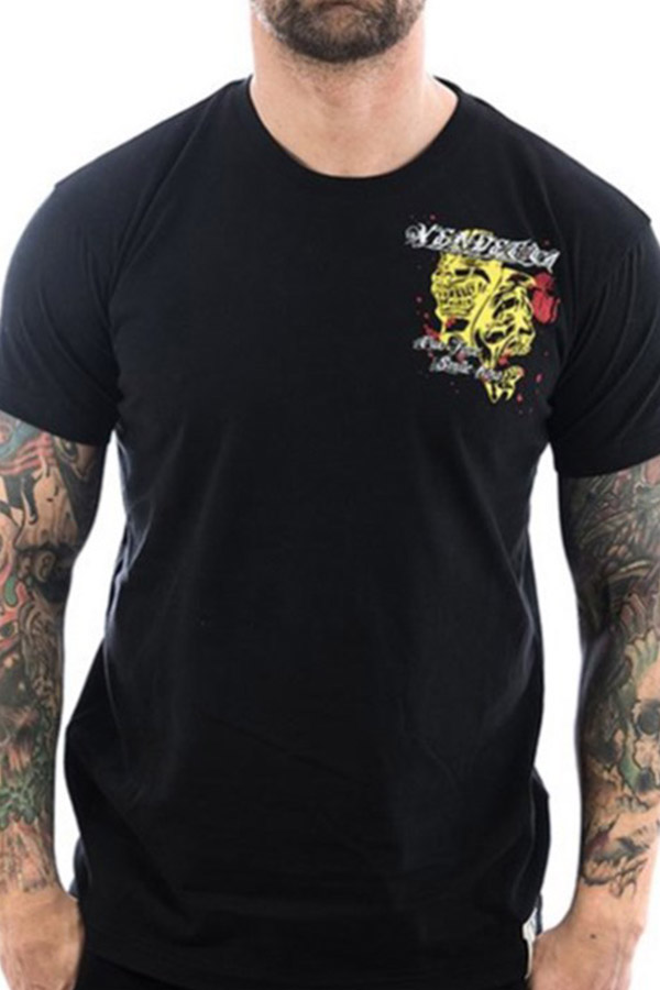 

Lovely Street Printed Black T-shirt
