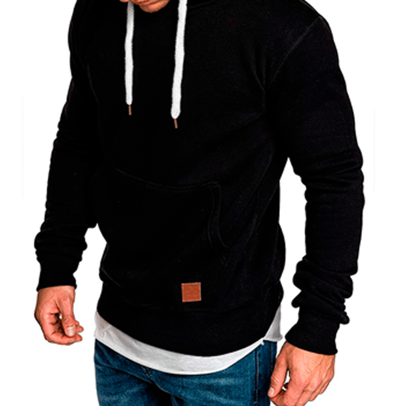 Cheap Hoodies Lovely Casual Basic Black Hoodie