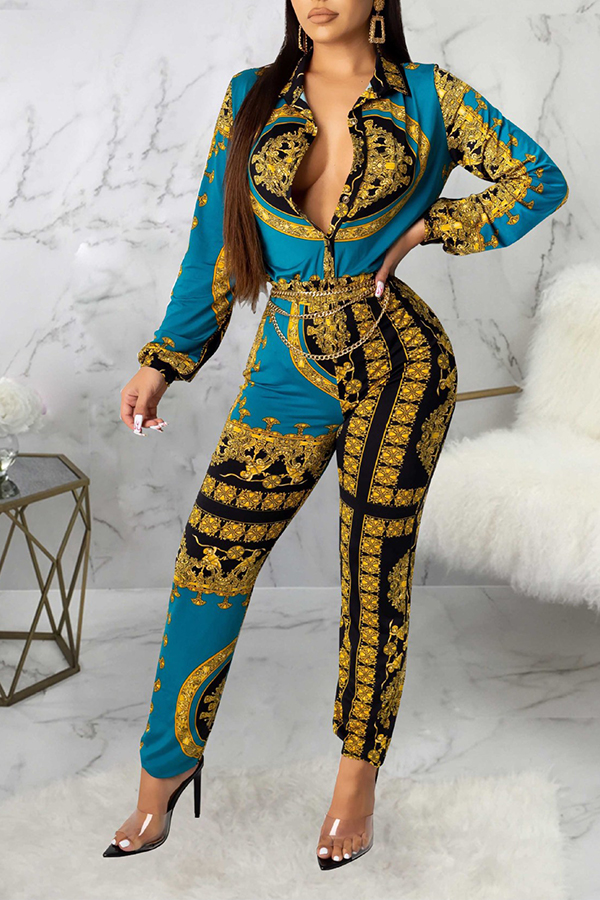 

Lovely Trendy Printed Multicolor One-piece Jumpsuit, Multi