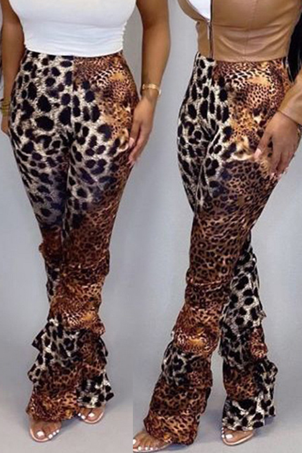 

Lovely Casual Leopard Printed Pants