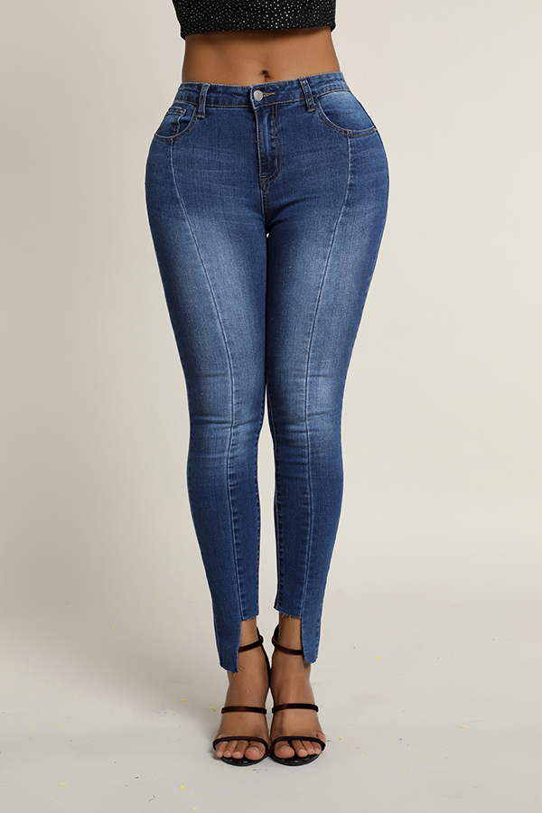 

Lovely Casual Skinny Blue Jeans