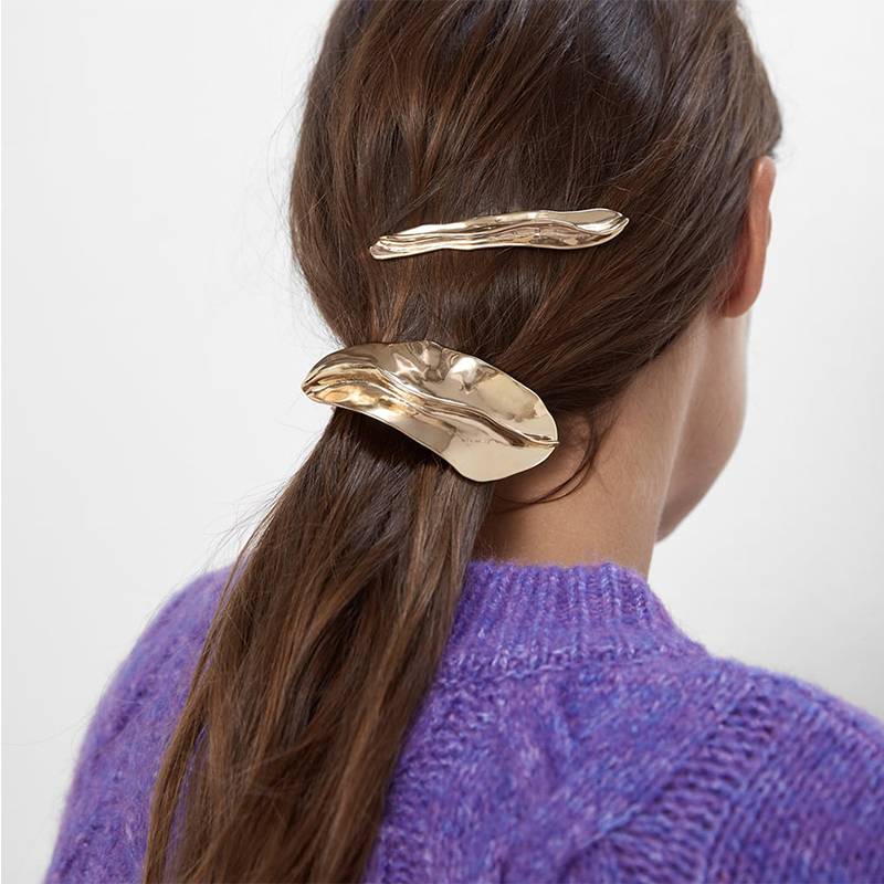 

Lovely Trendy Gold Metal Hairpin