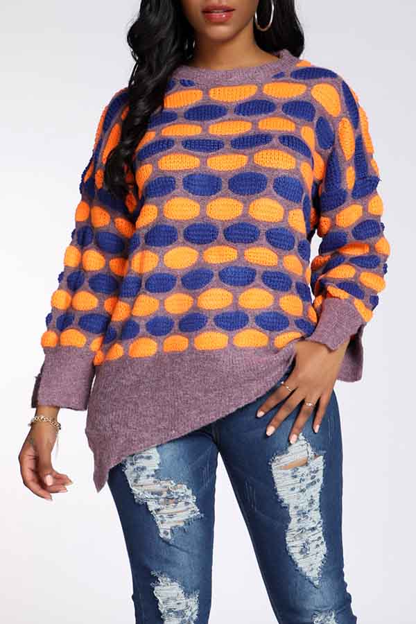 

Lovely Casual Dot Croci Sweater