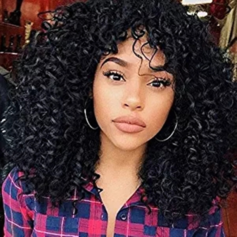 

Lovely Chic Curly Black Wigs