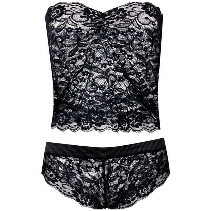 

Lovely Sexy Lace Black Bra Sets