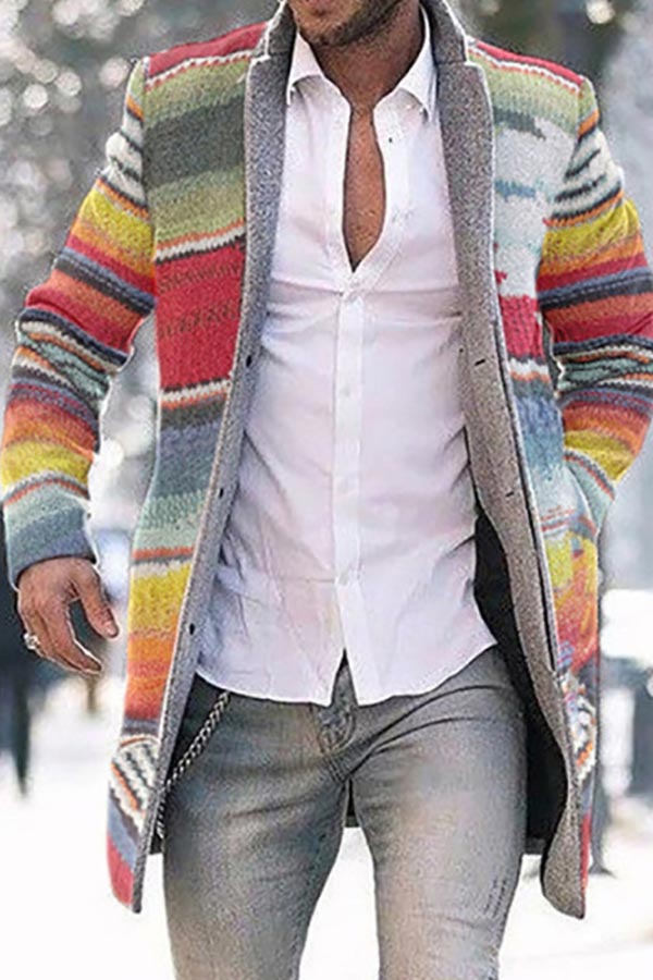 patchwork trench coat