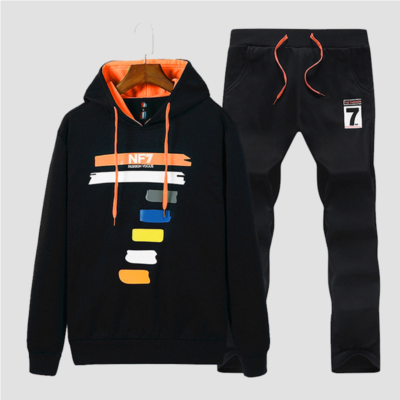 

Lovely Casual Hooded Collar Black Two-piece Pants Set