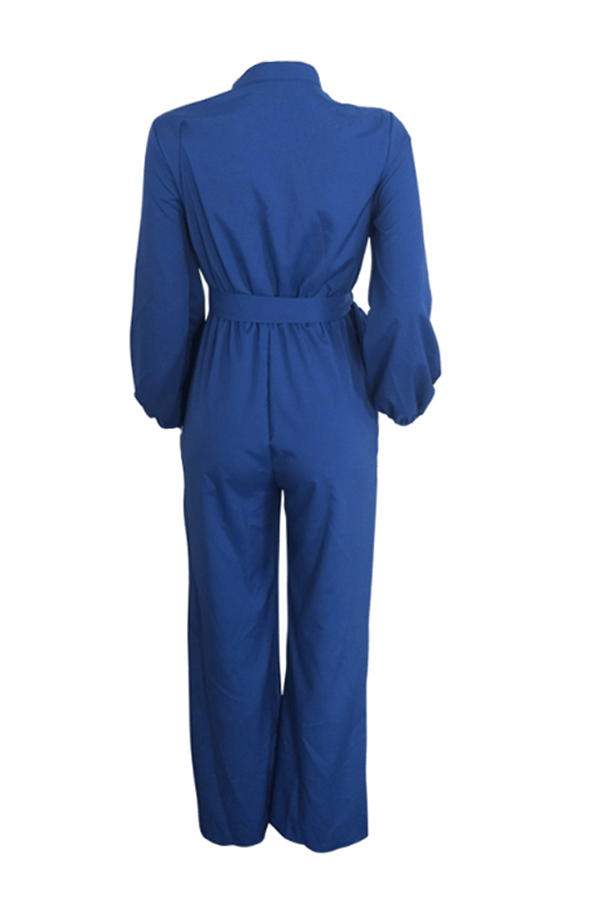 blue jumpsuit work